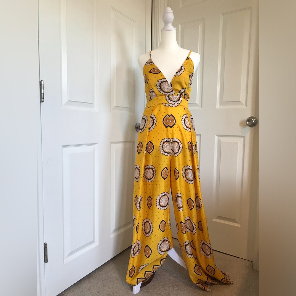 Self Jumpsuit, yellow size S